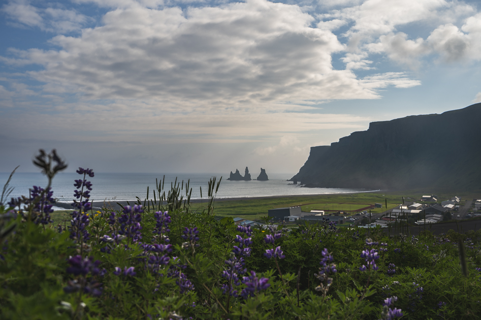 Vik - Blick auf die Reynisdrangar