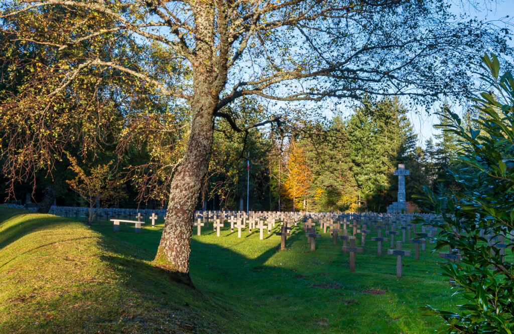Soldatenfriedhof - Col du Wettstein in den Vogesen