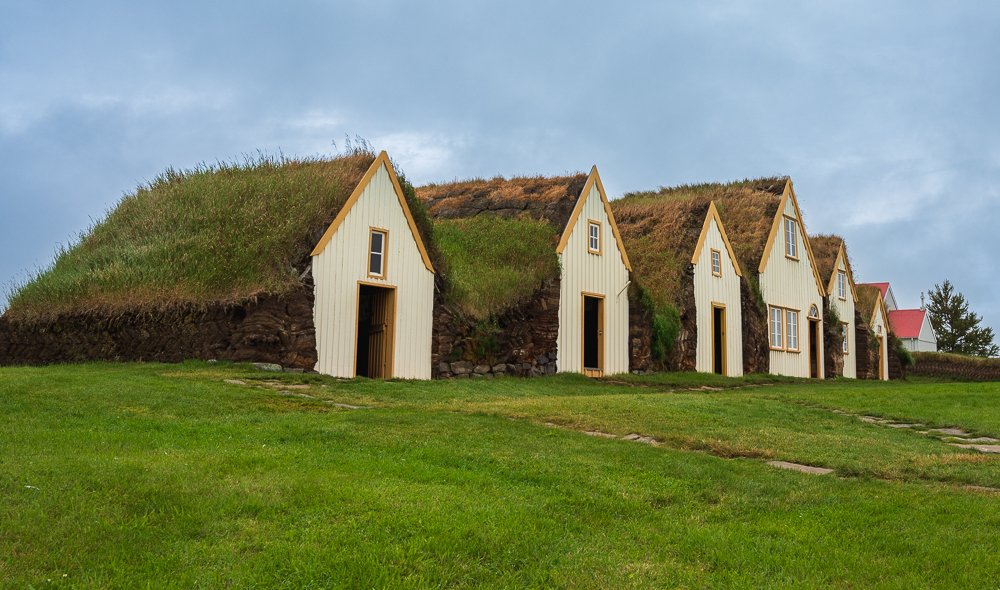 Der Glaumbær Hof - gut erhaltene Torfhäuser
