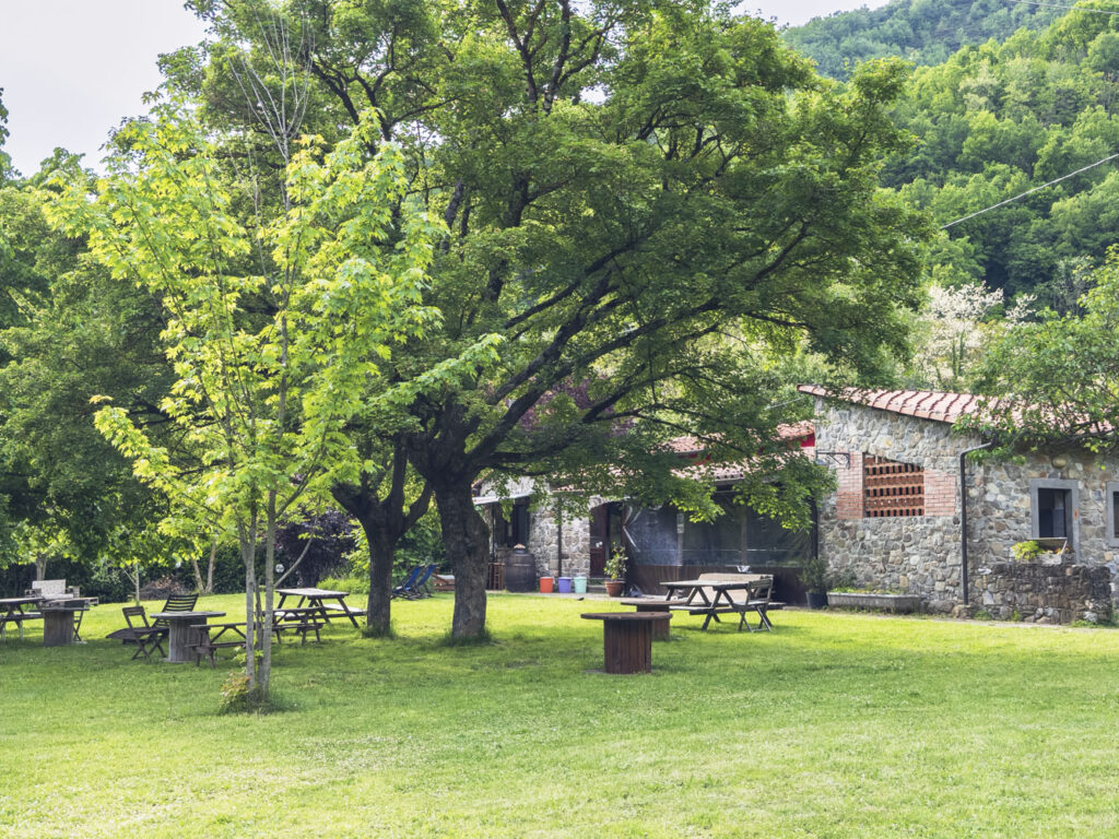 Campingplatz bei Gasola im Apennin