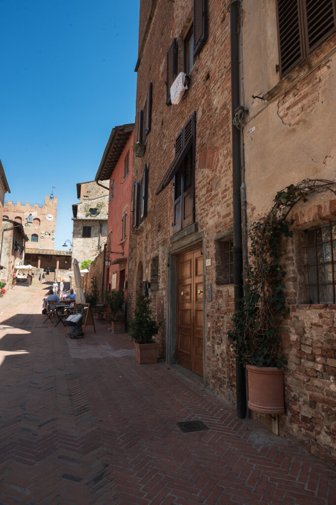 Gasse in Certaldo Alto