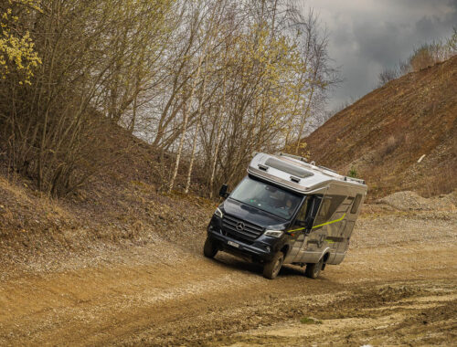 Offroadtraining für 4x4 Mercedes Sprinter Wohnmobile